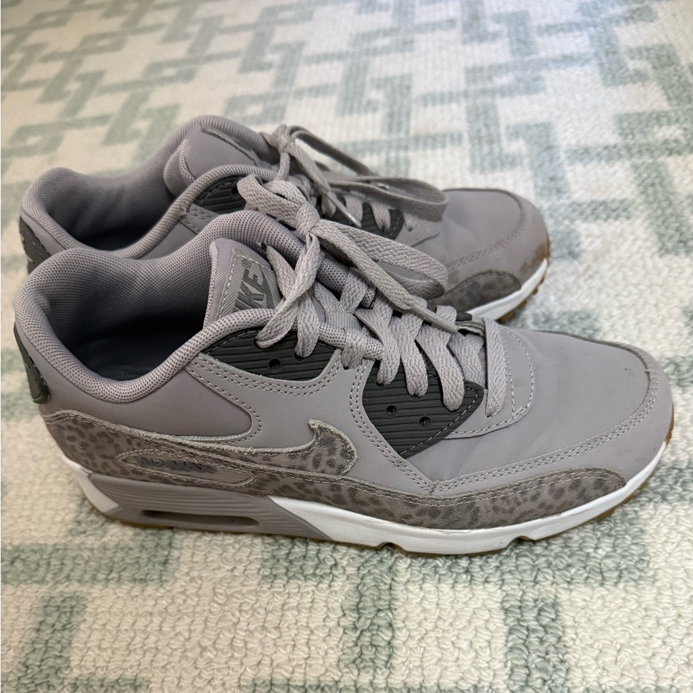 Nike Gray Sneakers with Textured Details